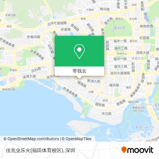 佳兆业乐火(福田体育校区)地图