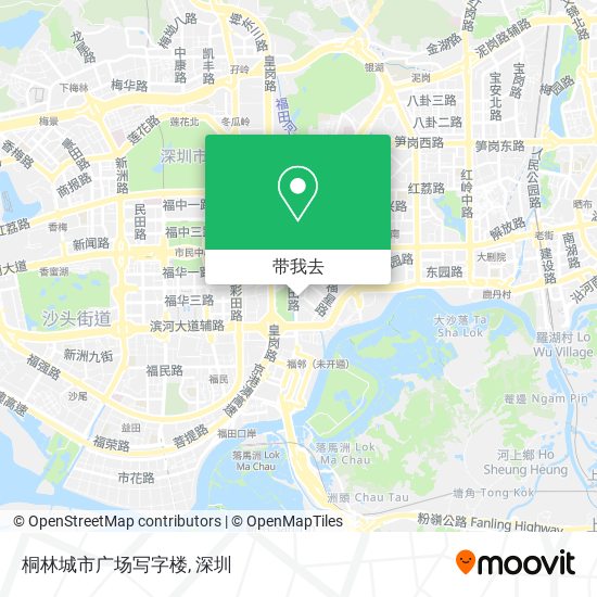 桐林城市广场写字楼地图