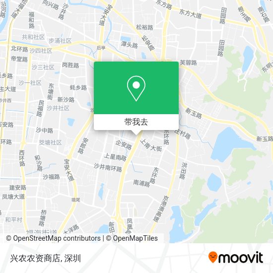 兴农农资商店地图
