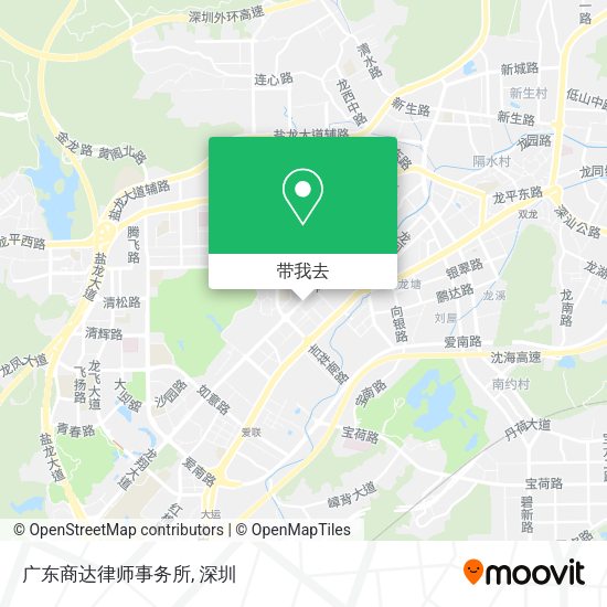 广东商达律师事务所地图