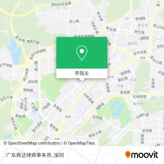广东商达律师事务所地图