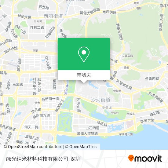 绿光纳米材料科技有限公司地图