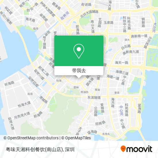粤味天湘科创餐饮(南山店)地图
