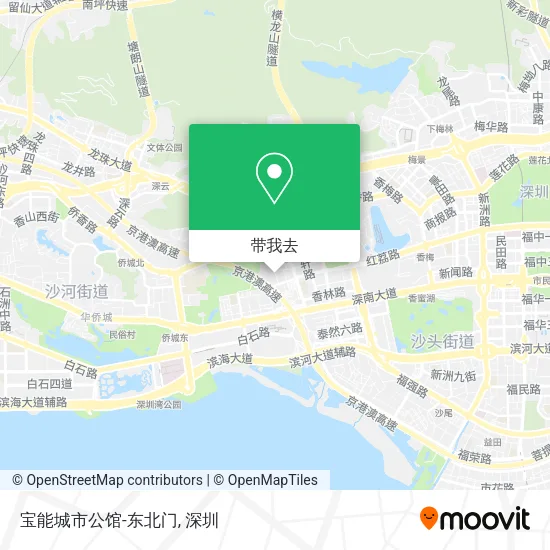 宝能城市公馆-东北门地图