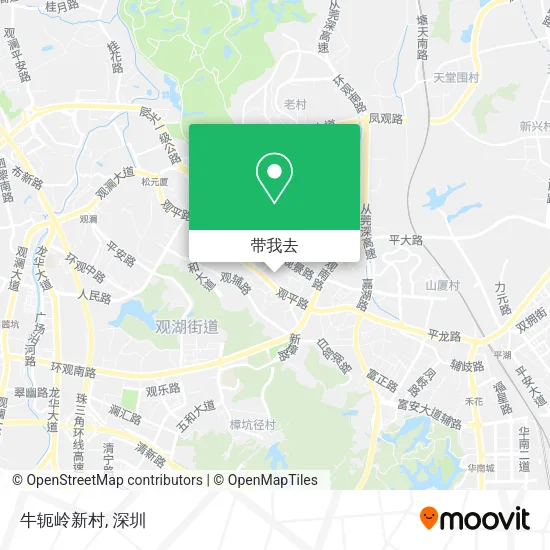 牛轭岭新村地图