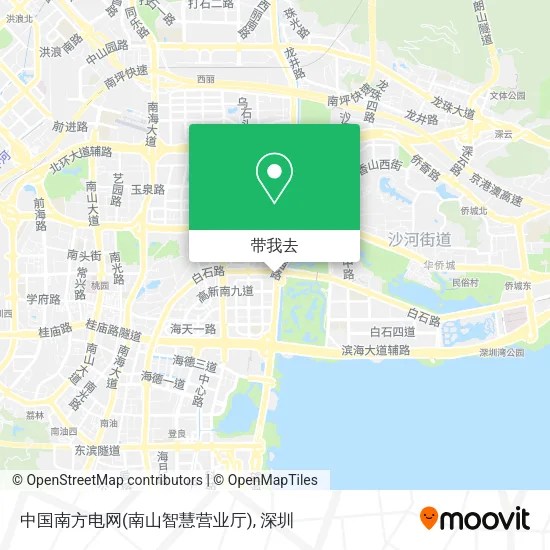 中国南方电网(南山智慧营业厅)地图