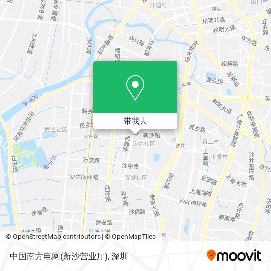 中国南方电网(新沙营业厅)地图