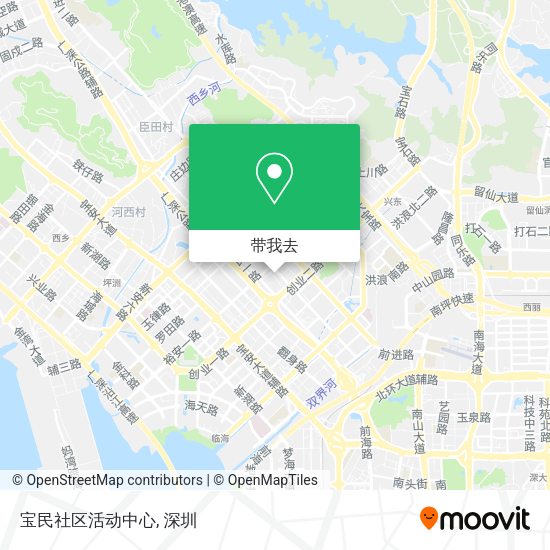 宝民社区活动中心地图