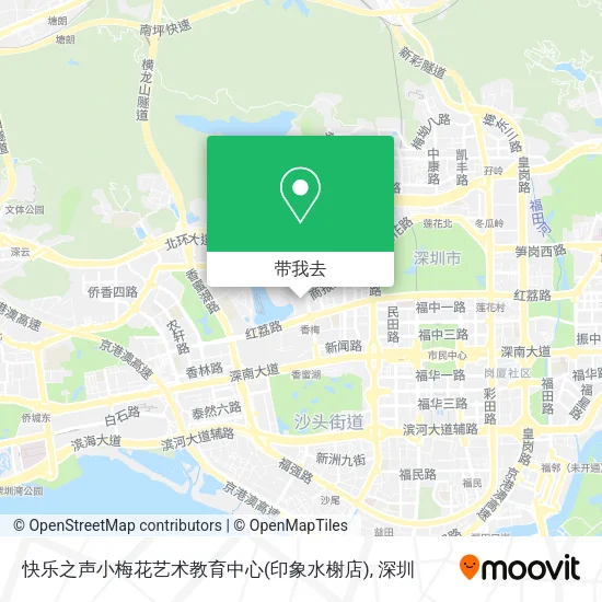 快乐之声小梅花艺术教育中心(印象水榭店)地图