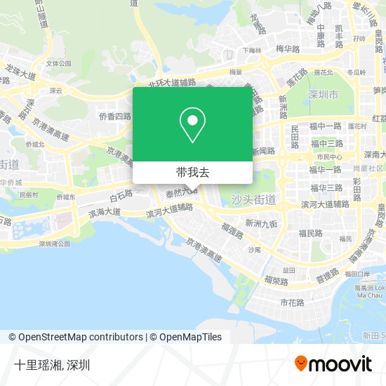 十里瑶湘地图