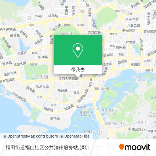 福田街道福山社区公共法律服务站地图