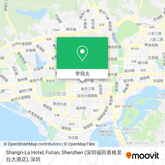 Shangri-La Hotel, Futian, Shenzhen (深圳福田香格里拉大酒店)地图