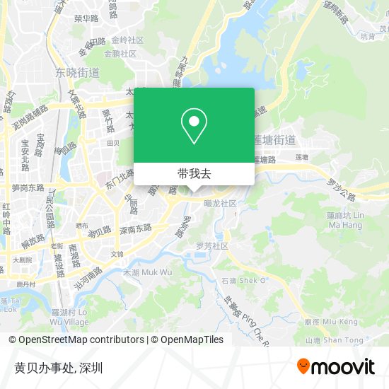 黄贝办事处地图