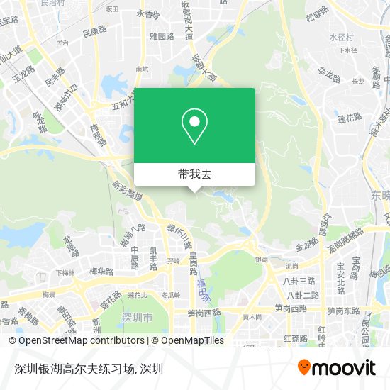深圳银湖高尔夫练习场地图