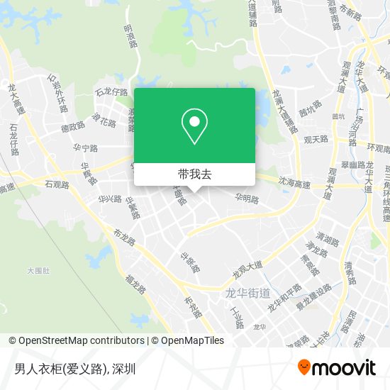 男人衣柜(爱义路)地图
