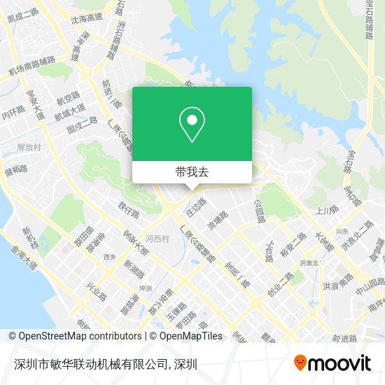 深圳市敏华联动机械有限公司地图