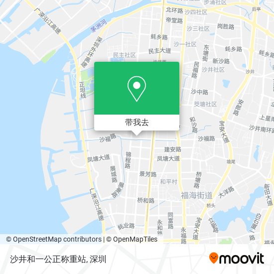 沙井和一公正称重站地图