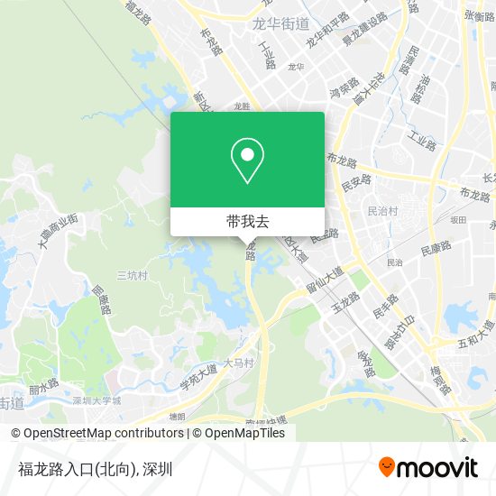 福龙路入口(北向)地图