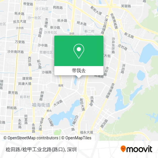 稔田路/稔甲工业北路(路口)地图