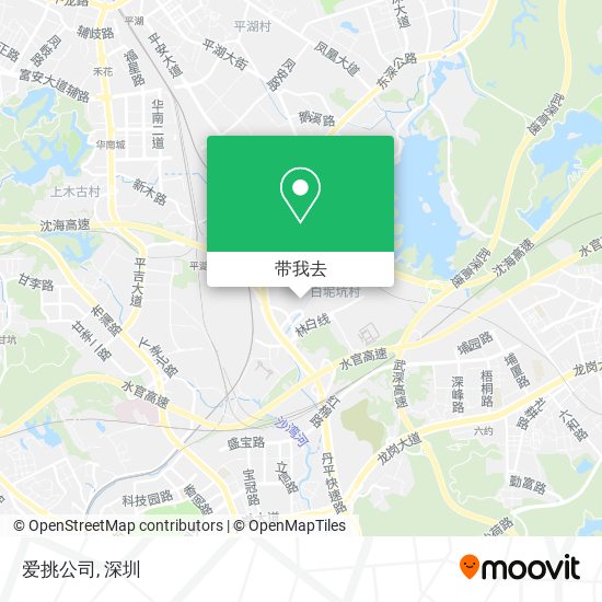 爱挑公司地图