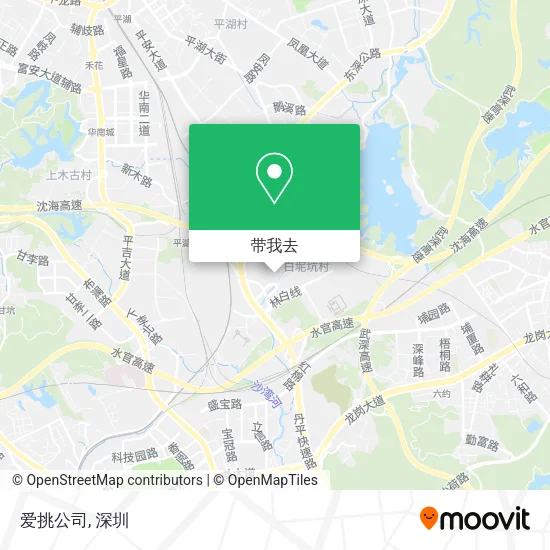 爱挑公司地图