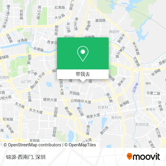 锦源-西南门地图