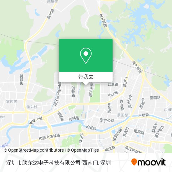 深圳市助尔达电子科技有限公司-西南门地图