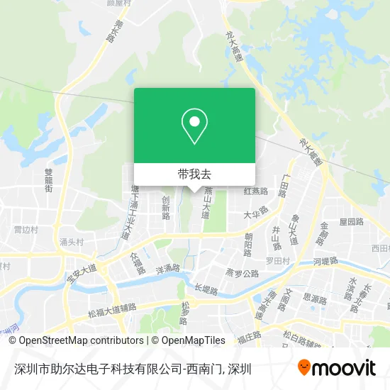 深圳市助尔达电子科技有限公司-西南门地图