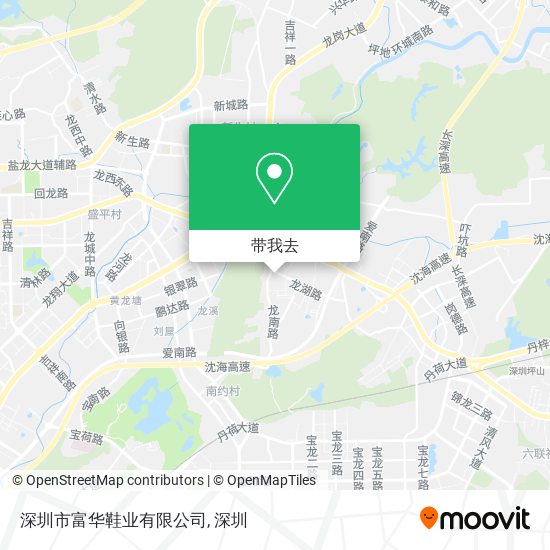 深圳市富华鞋业有限公司地图