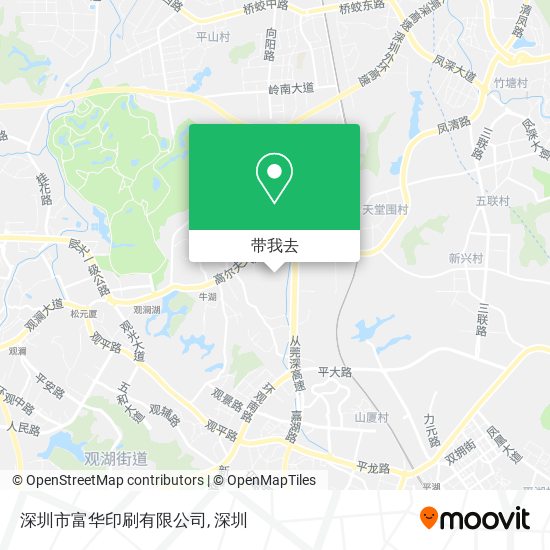 深圳市富华印刷有限公司地图
