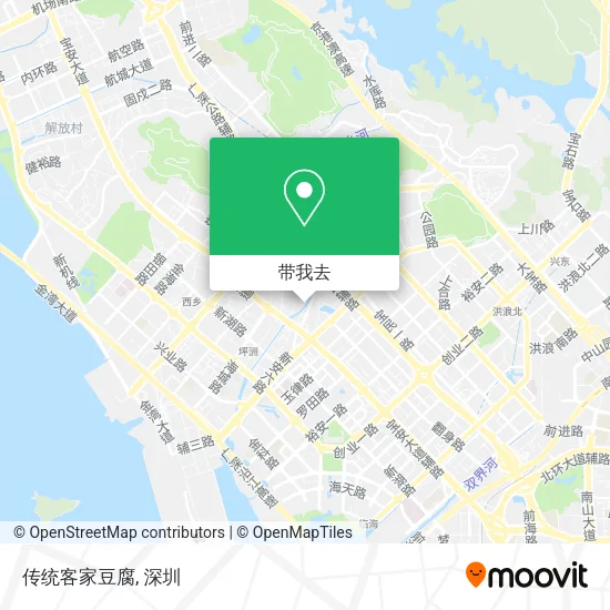 传统客家豆腐地图