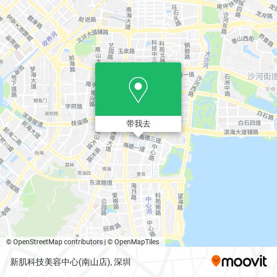 新肌科技美容中心(南山店)地图