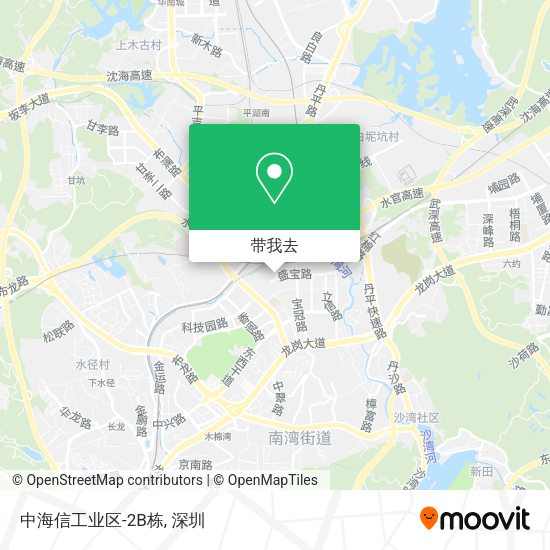 中海信工业区-2B栋地图