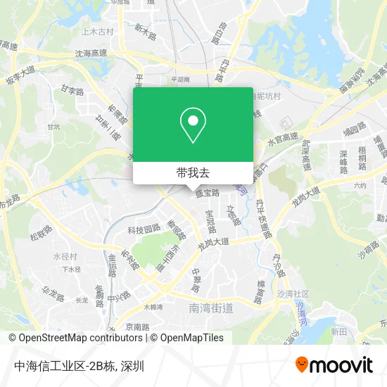 中海信工业区-2B栋地图