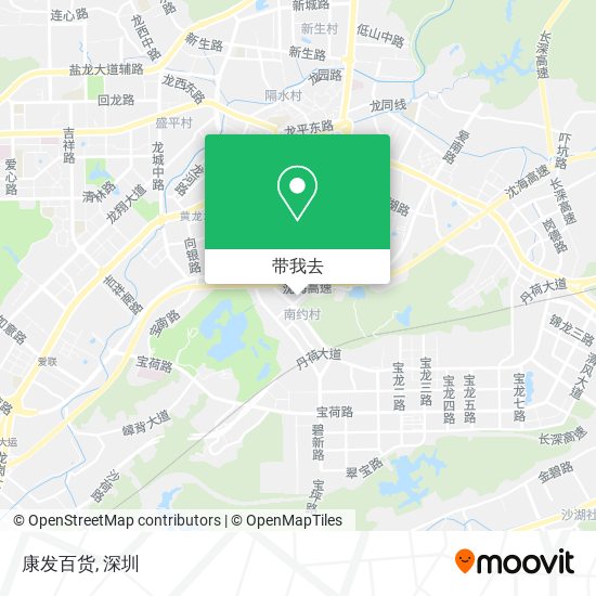 康发百货地图