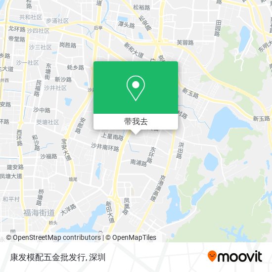 康发模配五金批发行地图