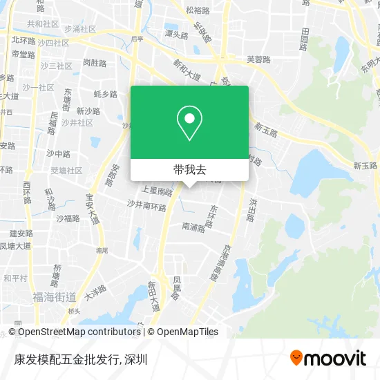 康发模配五金批发行地图