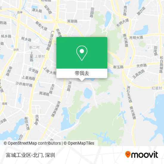 富城工业区-北门地图