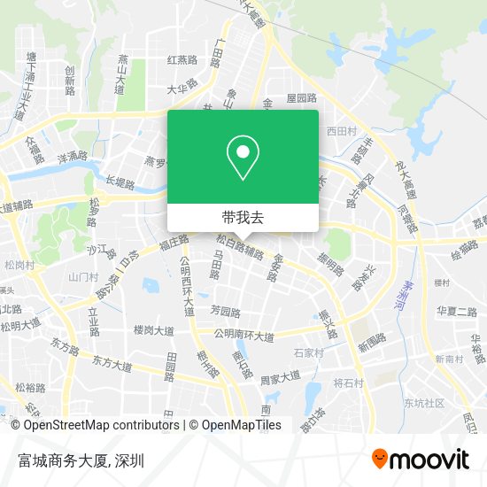 富城商务大厦地图