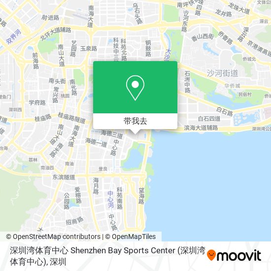 深圳湾体育中心 Shenzhen Bay Sports Center地图