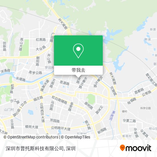 深圳市普托斯科技有限公司地图