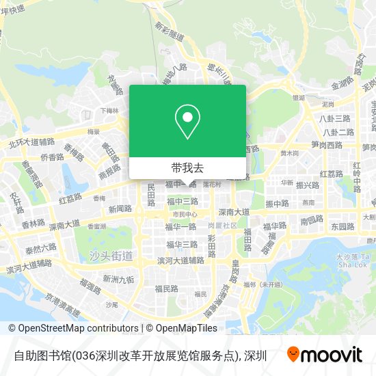 自助图书馆(036深圳改革开放展览馆服务点)地图