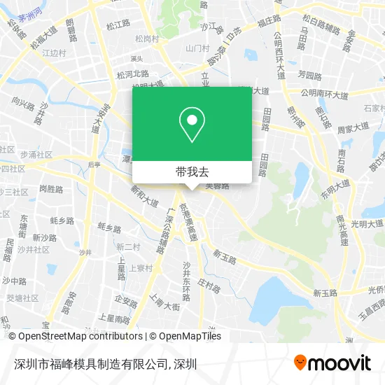 深圳市福峰模具制造有限公司地图