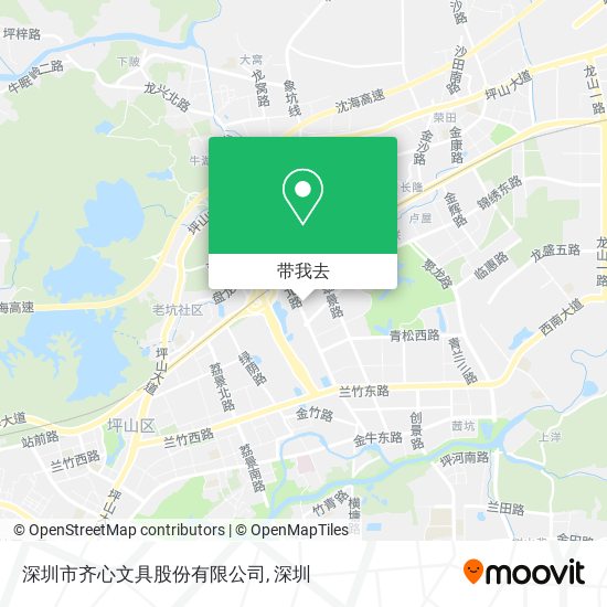 深圳市齐心文具股份有限公司地图