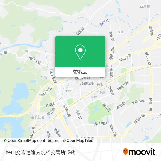 坪山交通运输局坑梓交管所地图