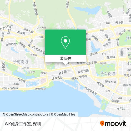 WK健身工作室地图