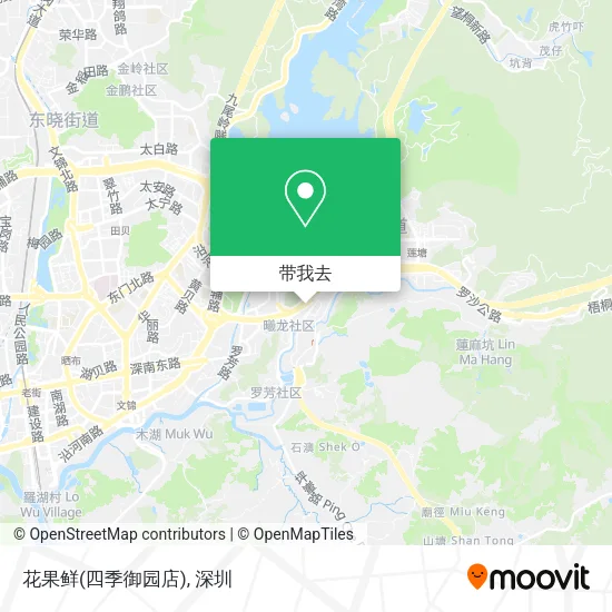 花果鲜(四季御园店)地图