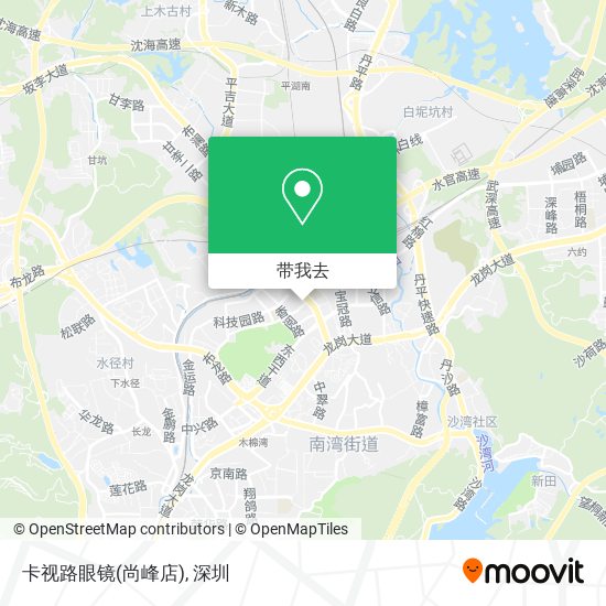 卡视路眼镜(尚峰店)地图
