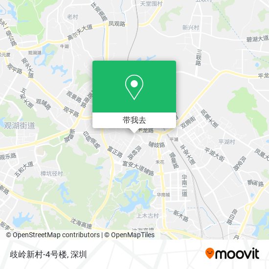 歧岭新村-4号楼地图
