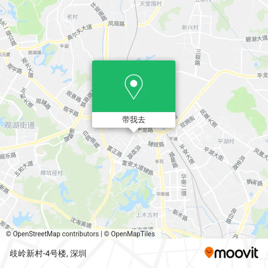 歧岭新村-4号楼地图